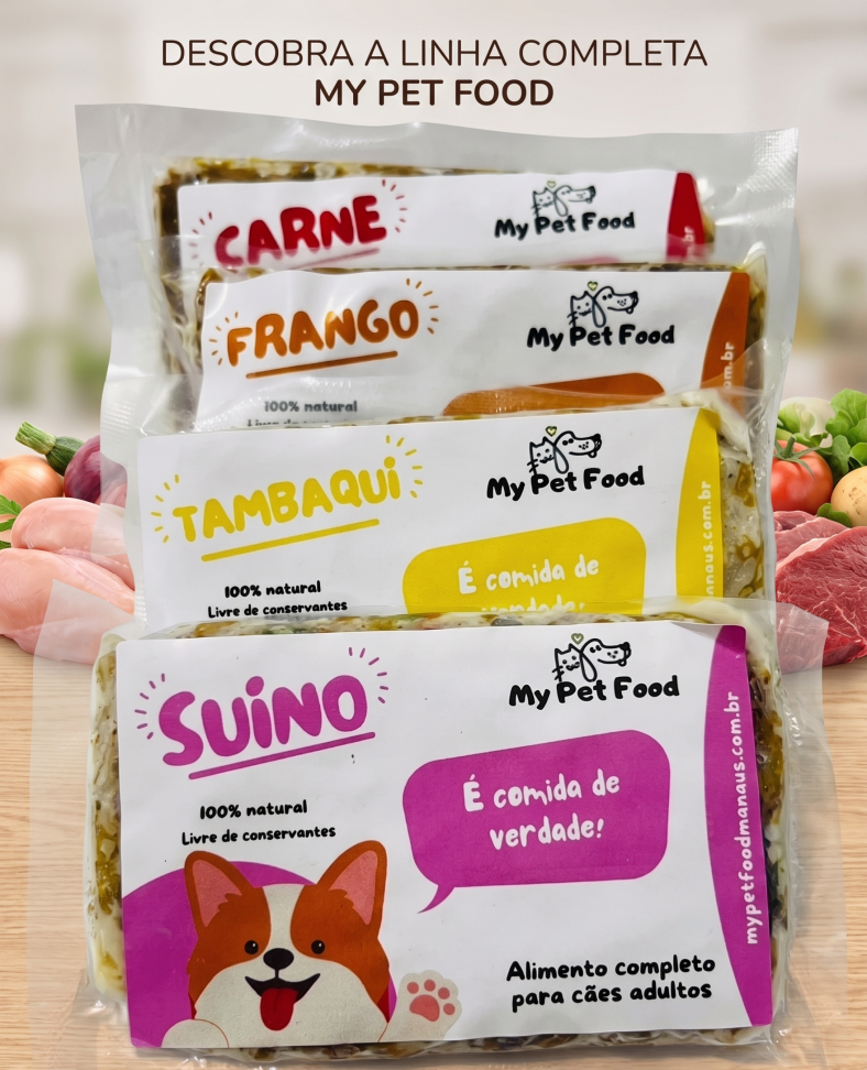 Pacotes de 100g - Alimentação Natural
