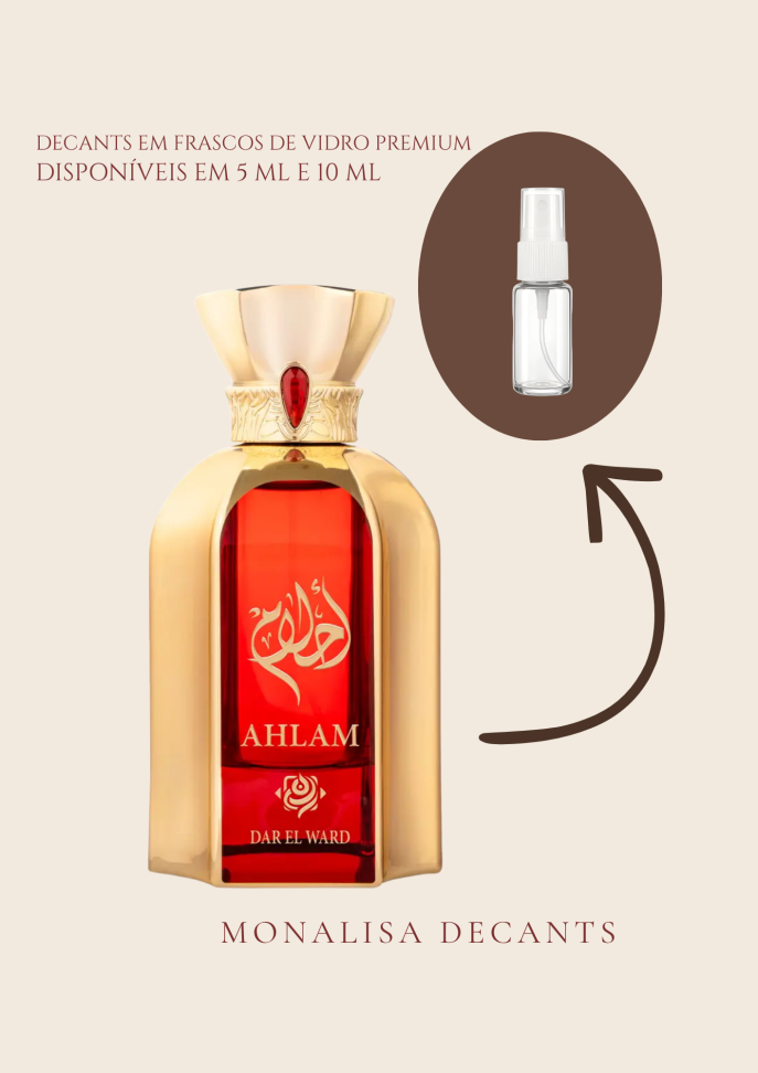 Ahlam - Dar el Ward - Decant em frasco de vidro