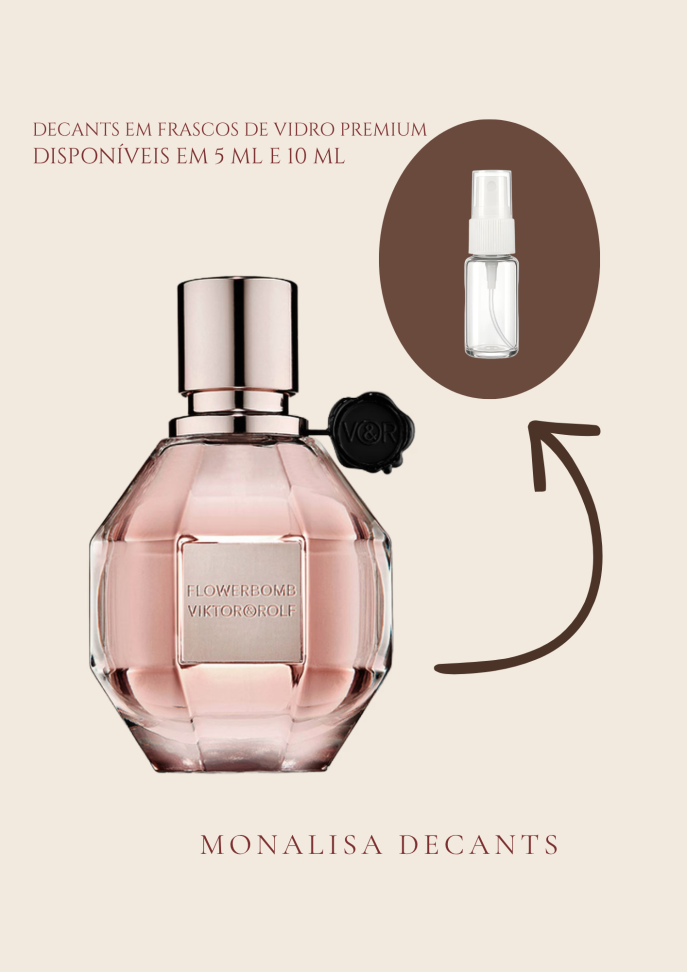Flowerbomb - Viktor&Rolf - Decant em frasco de vidro