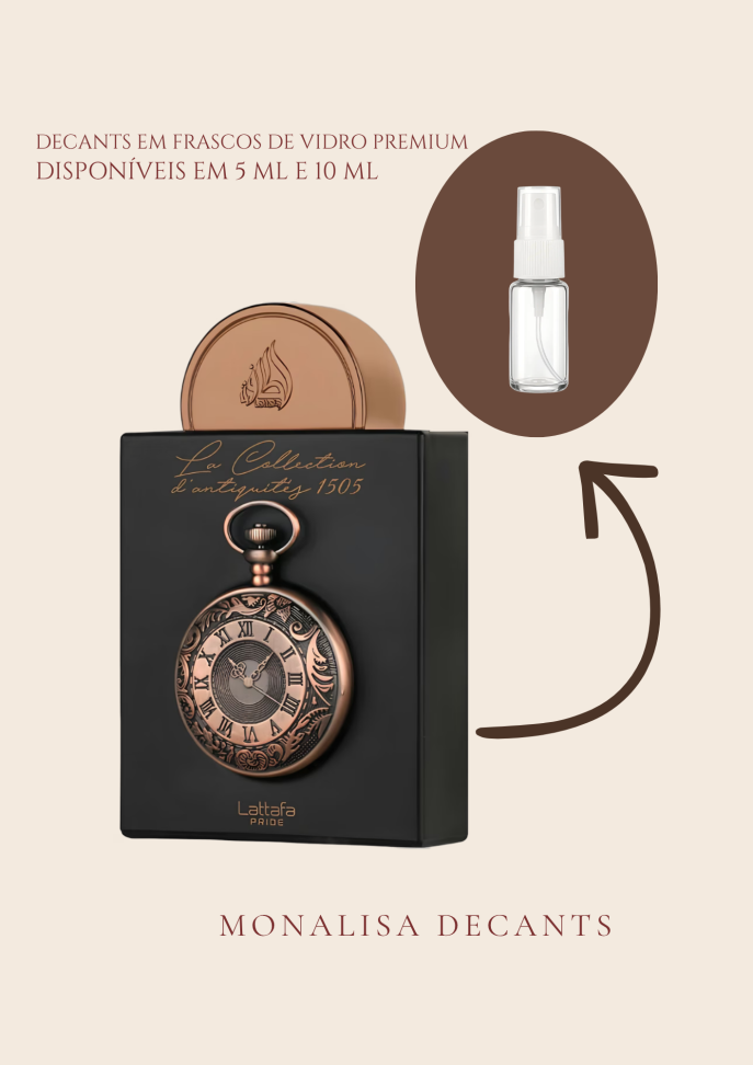 La Collection d'antiquités 1505 - Lattafa - Decant em frasco de vidro