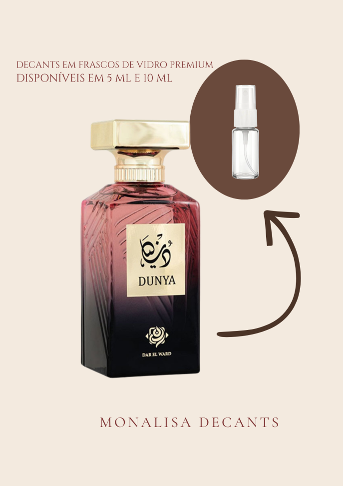 Dunya - Dar el Ward - Decant em frasco de vidro