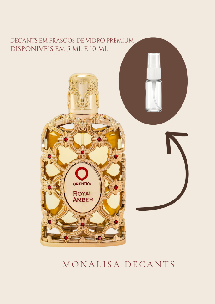 Royal Amber - Orientica Premium - Decant em frasco de vidro