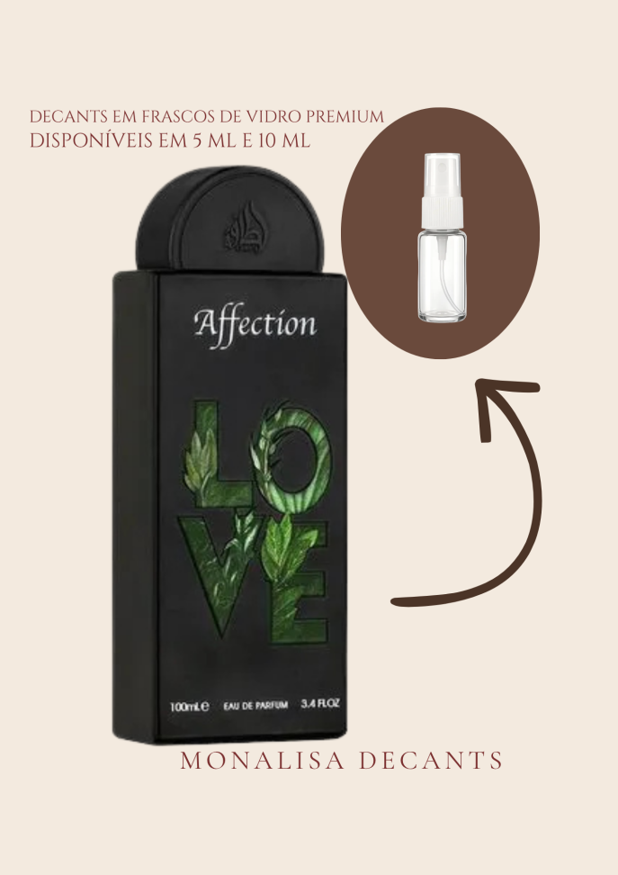 Affection - Lattafa - Decant em frasco de vidro