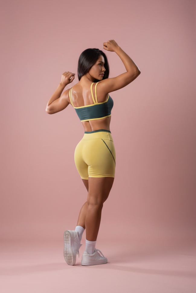 Conj. Hexa (top.verde/short.amarelo)
