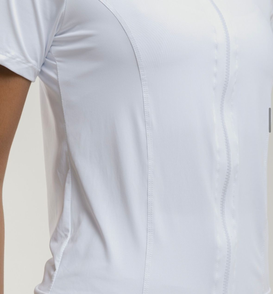 Blusa com ziper / poliamida