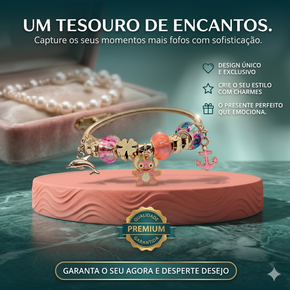 Pulseira Pandora do Little Stitch