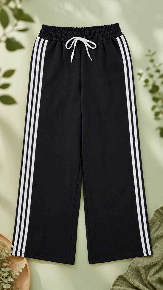 Calça Pantalona Feminina Preta