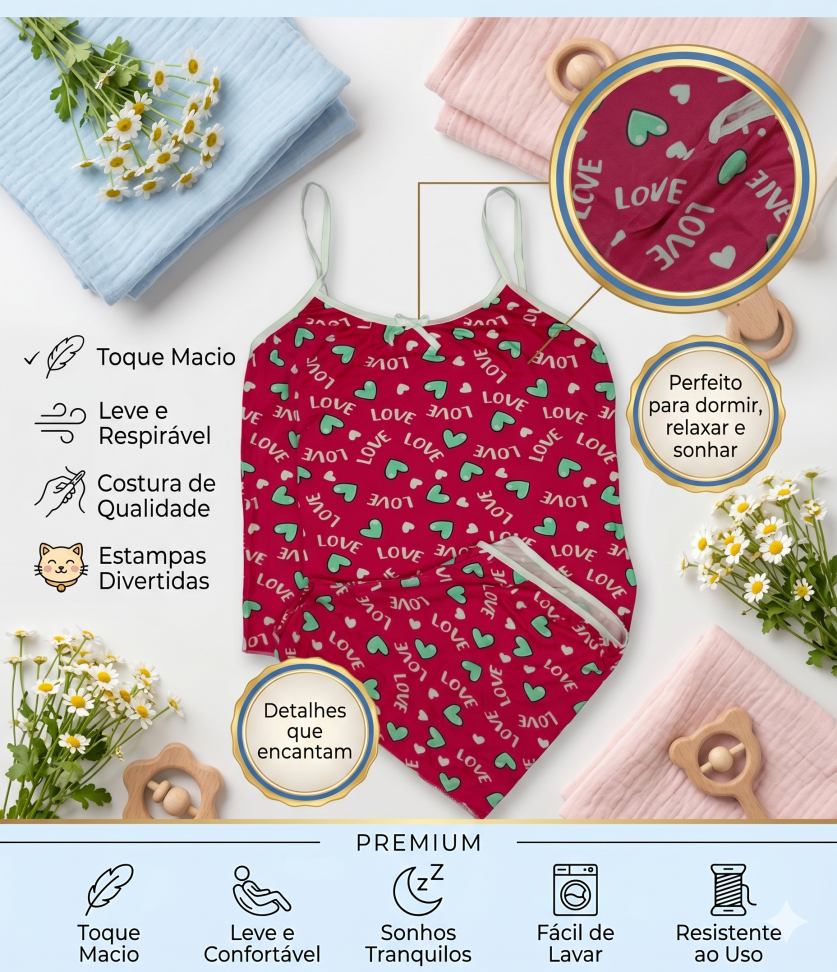 Baby Doll Soft Adulto - Love