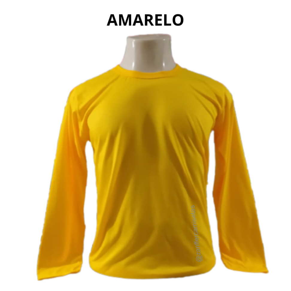 CAMISETA MANGA LONGA POLIÉSTER PREMIUM - #10