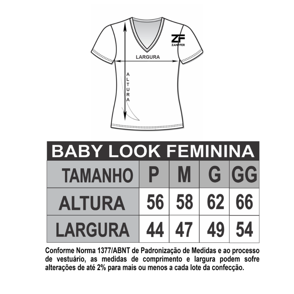BABY LOOK GL V POLIÉSTER PREMIUM - #10