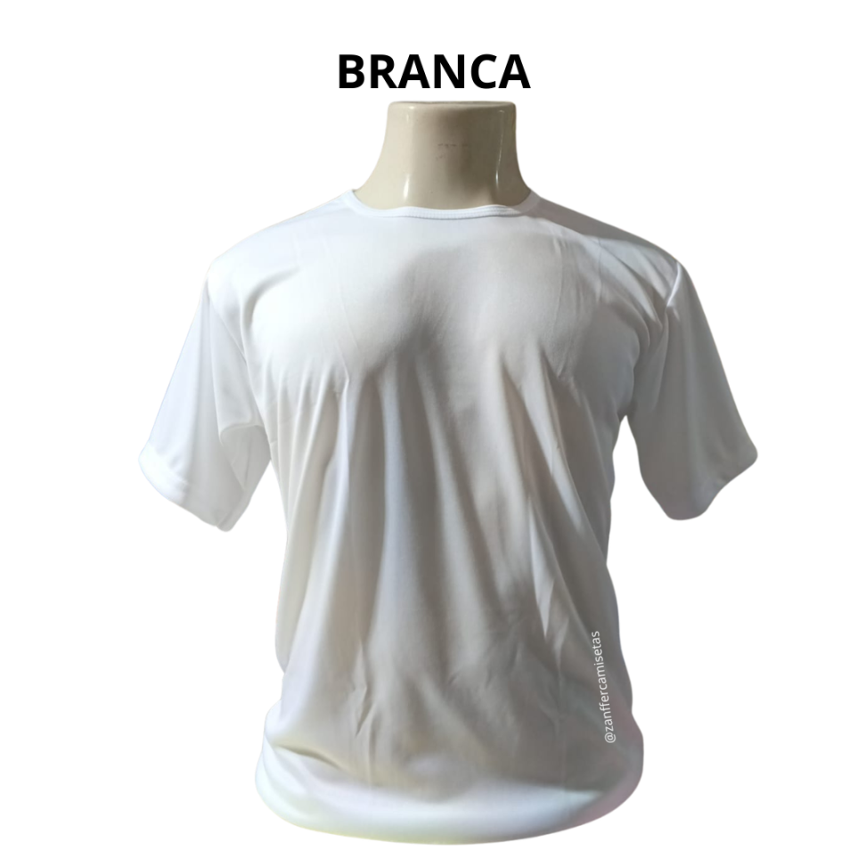 CAMISETA  POLIÉSTER HELANCA BRANCA