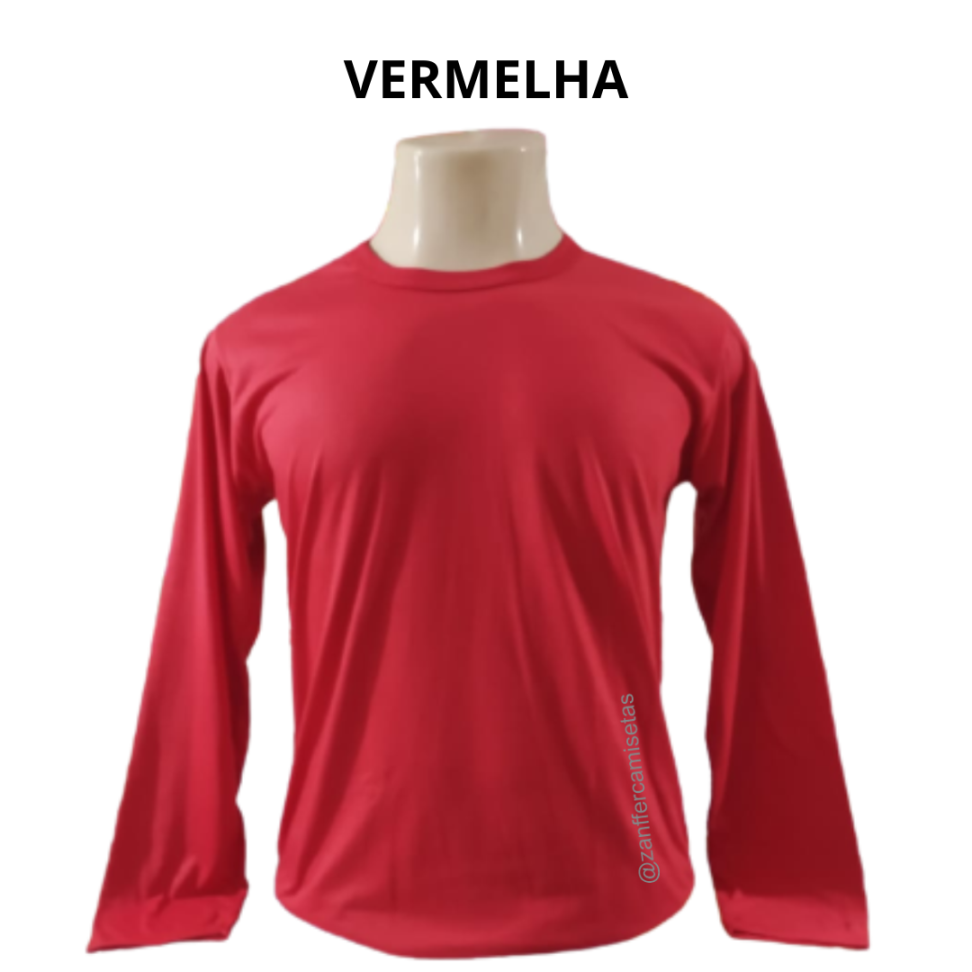 CAMISETA MANGA LONGA POLIÉSTER PREMIUM - #8