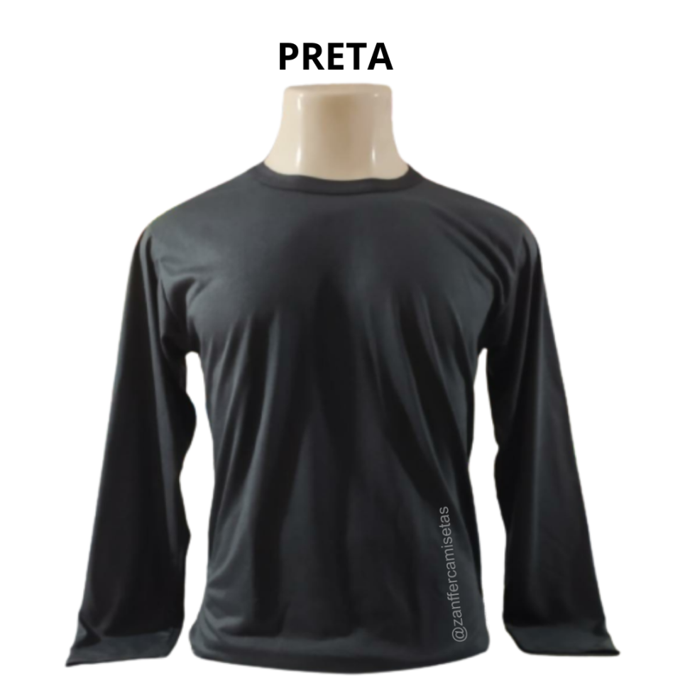 CAMISETA MANGA LONGA POLIÉSTER PREMIUM - #9