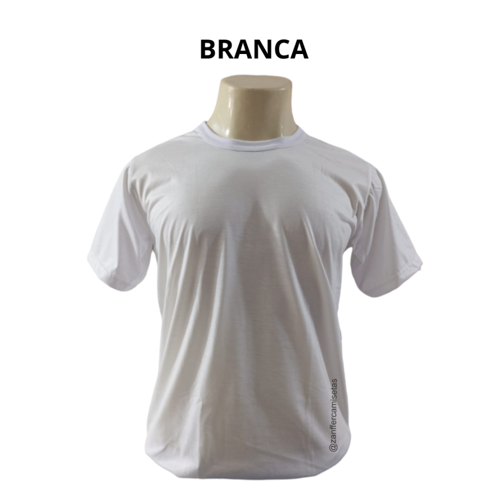 CAMISETA POLIÉSTER PREMIUM BRANCA