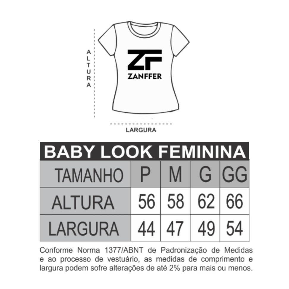 BABY LOOK POLIÉSTER PREMIUM CORES - #19