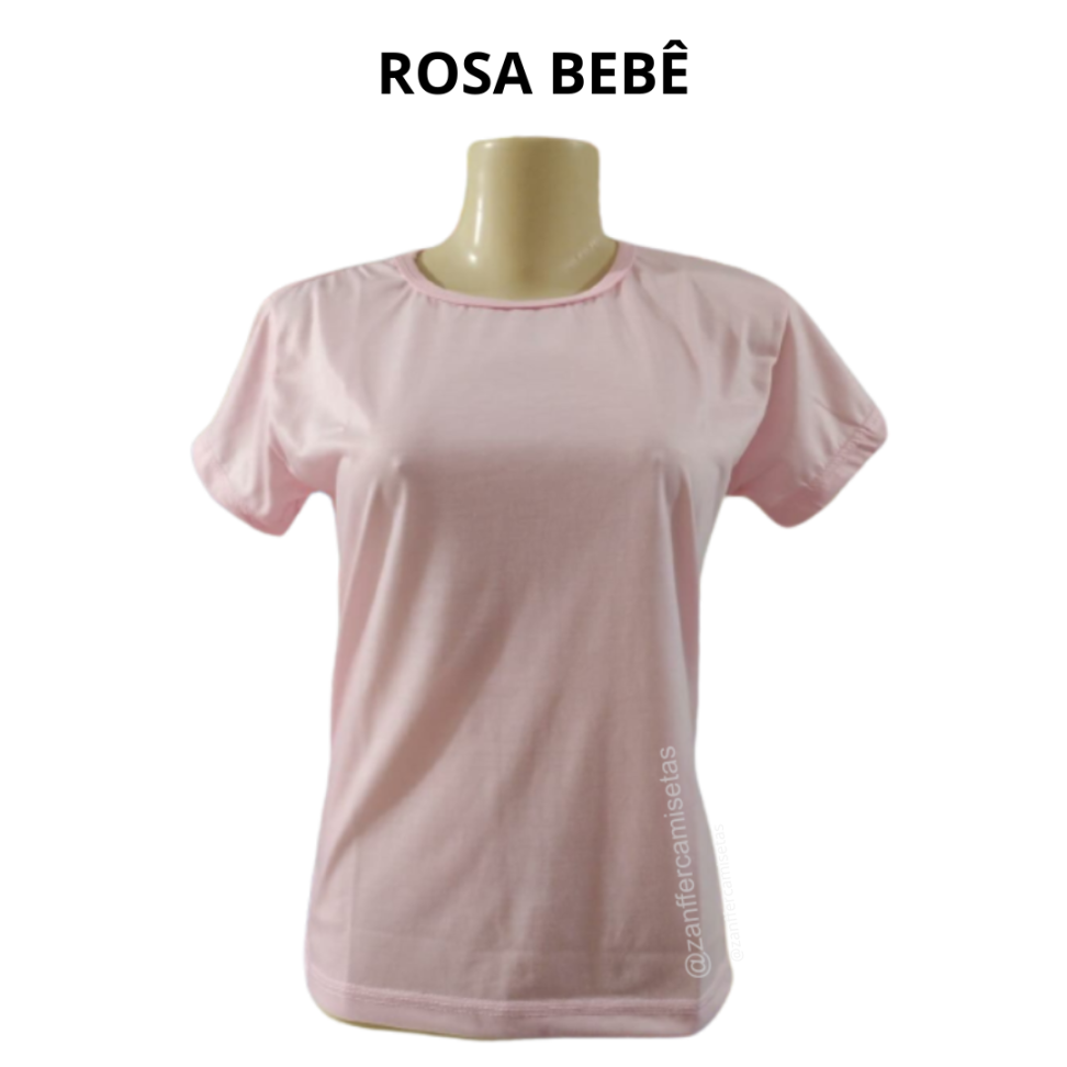 BABY LOOK POLIÉSTER PREMIUM CORES