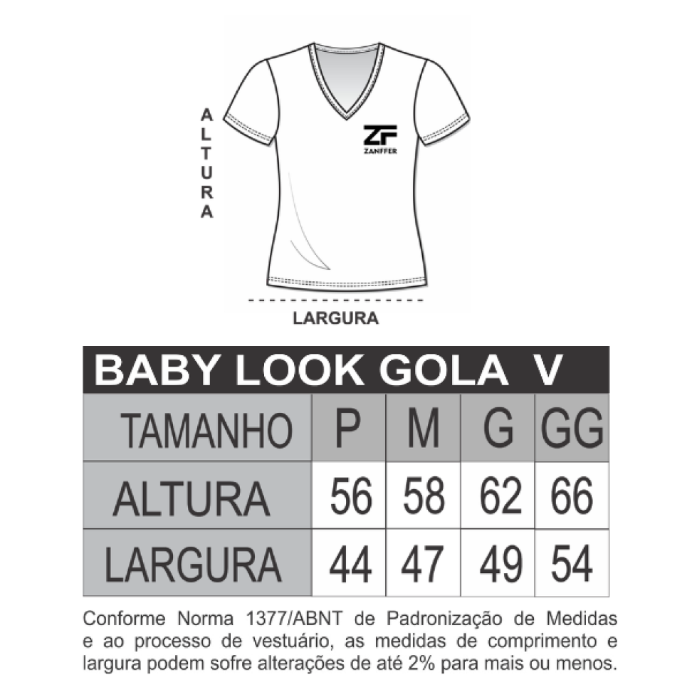 BABY LOOK GL V POLIÉSTER PREMIUM - #10