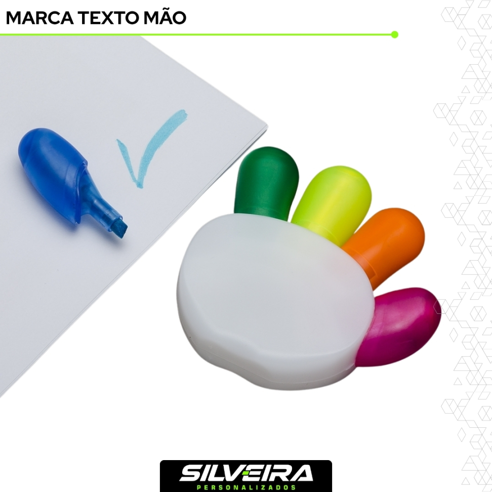 Marca Texto Mão