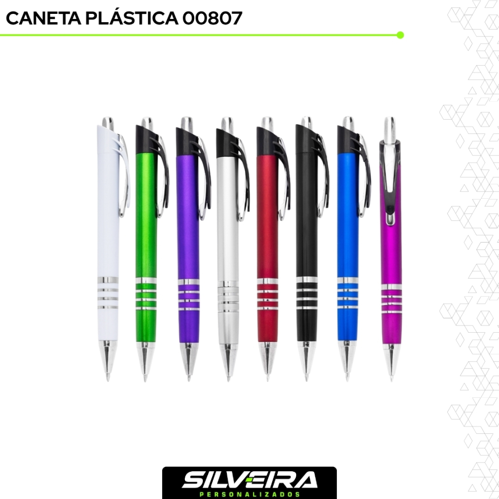 Caneta Plástica 00807