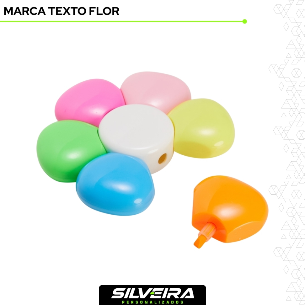 Marca Texto Flor