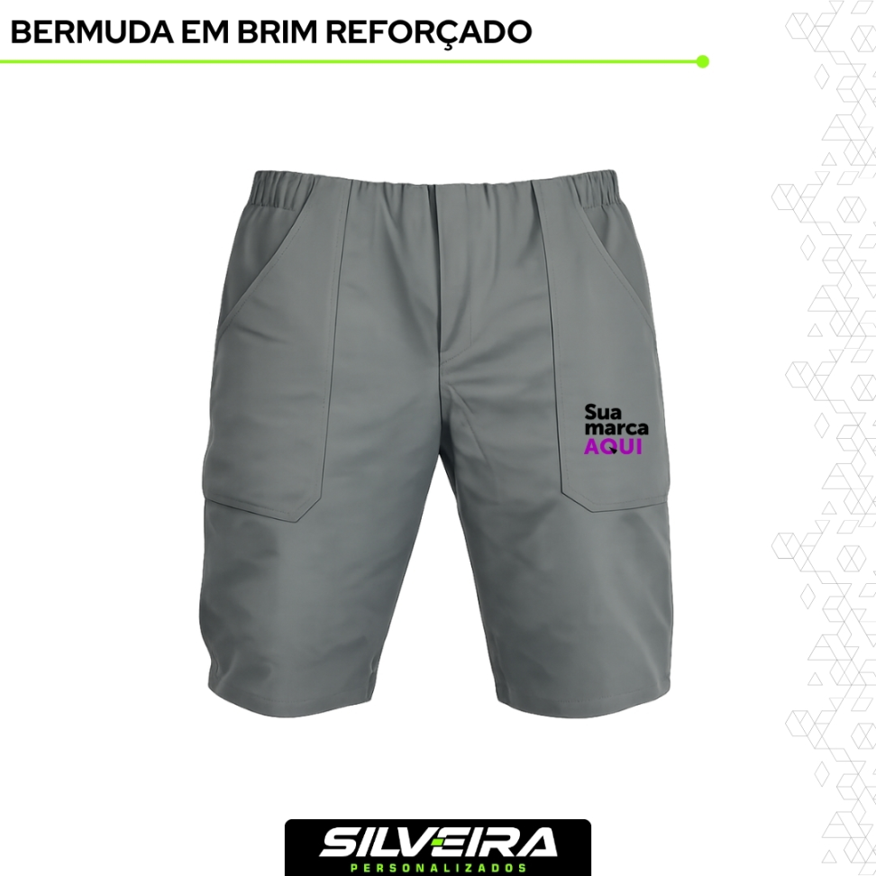 Bermuda em Brim