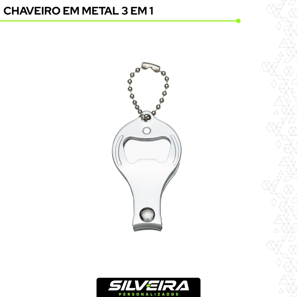 Chaveiro em Metal 3x1 - #3