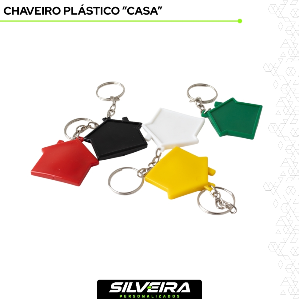Chaveiro Plástico "Casa"
