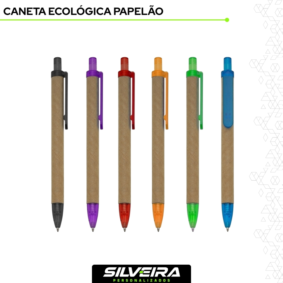 Caneta Ecológica Papelão