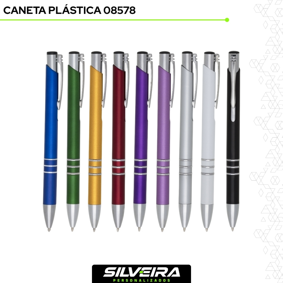 Caneta Plástica 08578