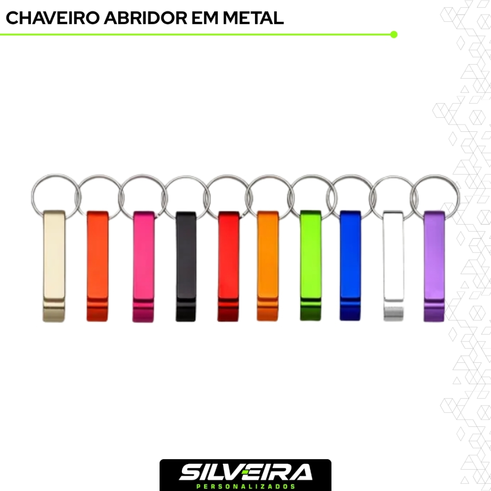 Chaveiro Abridor em Metal