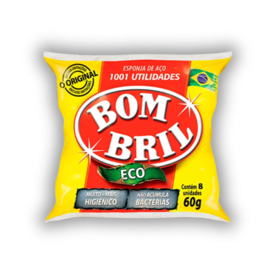 Lã de Aço Bombril 6un 45g