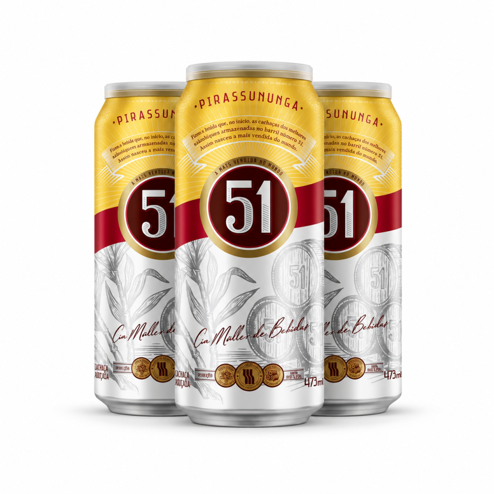 Aguardente 51 Latão 473ml
