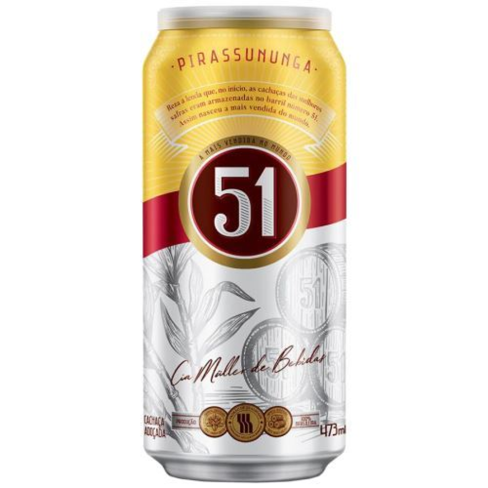 Aguardente  51 Latão 473ml