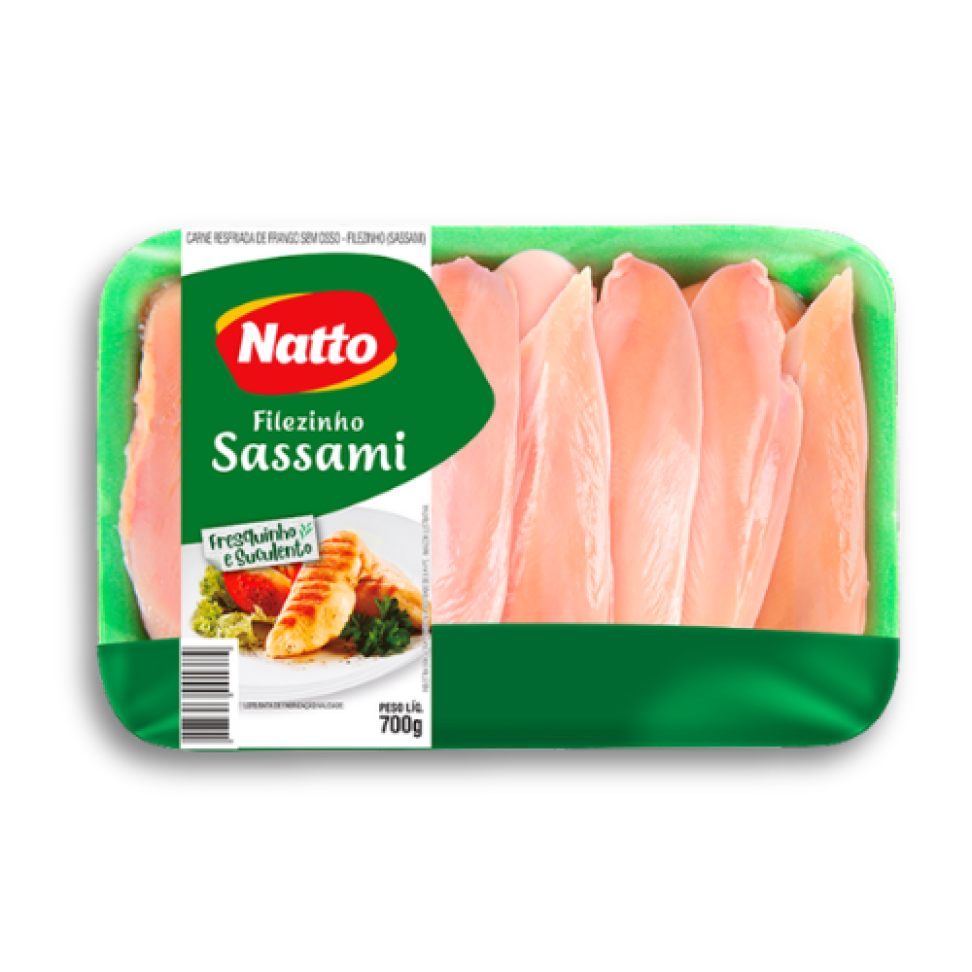 Filezinho de Frango Sassami Natto 1KG