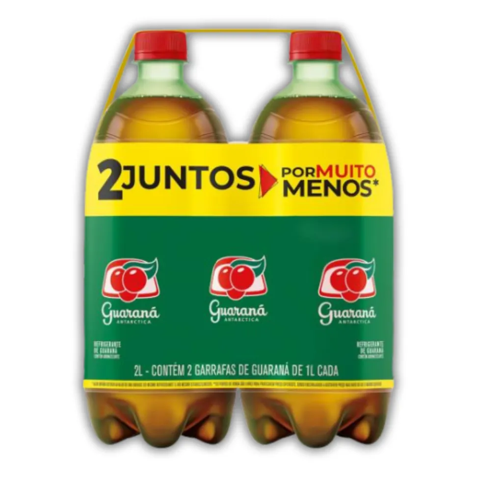 KIT Refri Guaraná Antárctica PET 2x1L