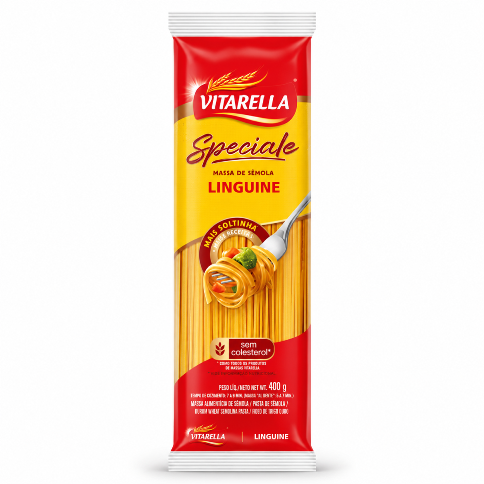 Macarrão Sêmola Linguine Vitarella 400g