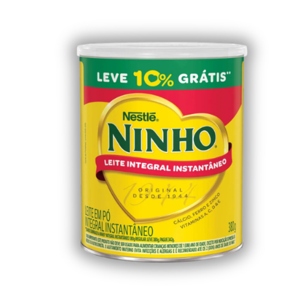 Leite Ninho Integral Instantâneo LT 380g