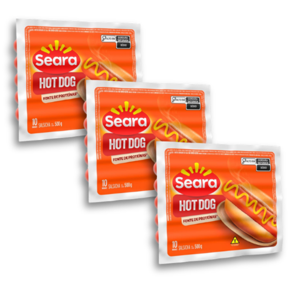 Salsicha Hot Dog Seara 400g