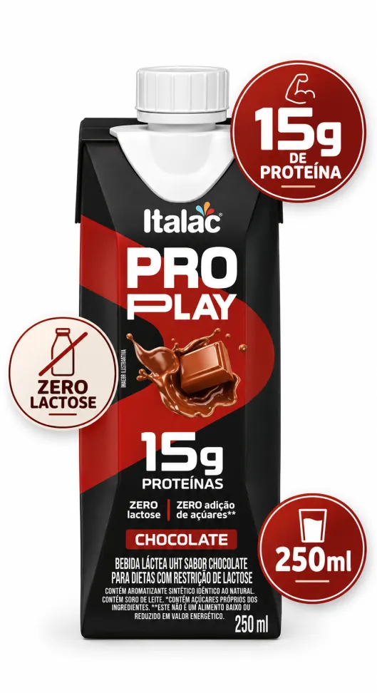 Bebida Protéica Italac 15g Chocolate 250ml