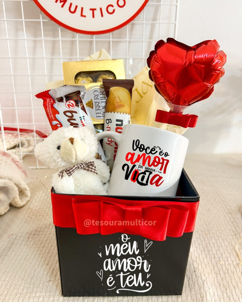 Cesta amor em detalhes