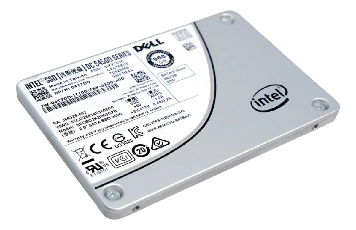 SSD DELL 960GB, 4T7DD, 2.5, SATA, 6GBPS
