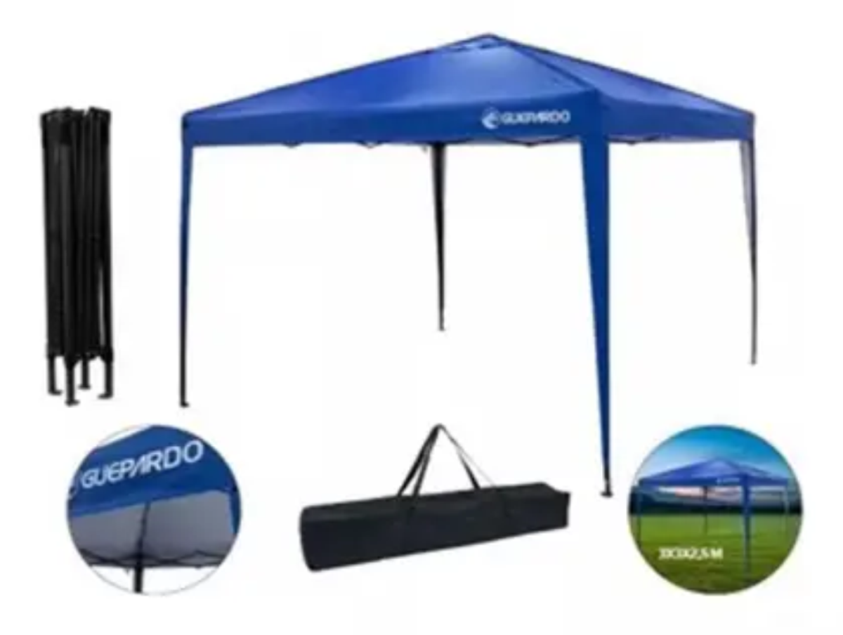 TENDA GAZEBO ARTICULADO PRATIKO 3X3 AZUL