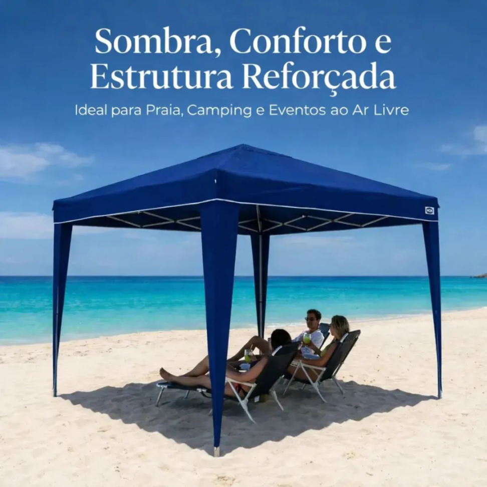 TENDA GAZEBO MOR X-FLEX 3,00X3,00M