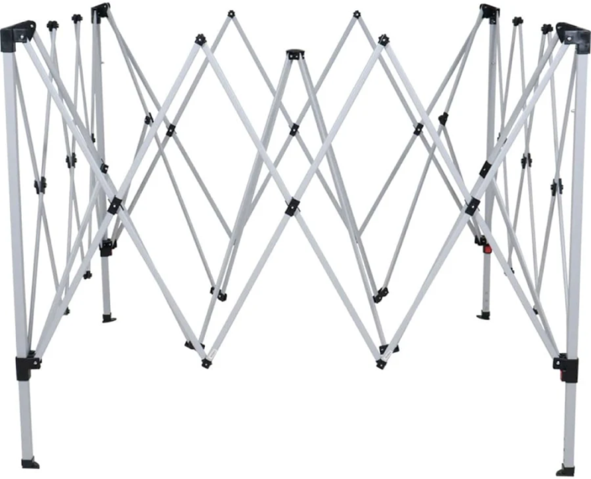 TENDA GAZEBO 3 M X 3 M DOBRAVEL - ALUMINIO - PRETO - #11