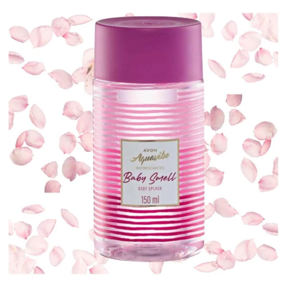 AVON BODY SPLASH AQUAVIBE BABY SMELL 150ML NATAL