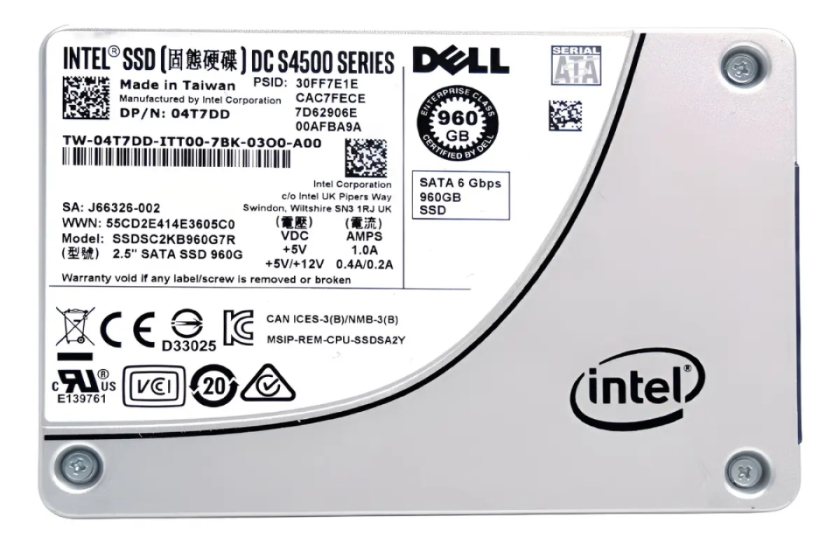 SSD DELL 960GB, 4T7DD, 2.5, SATA, 6GBPS - #3