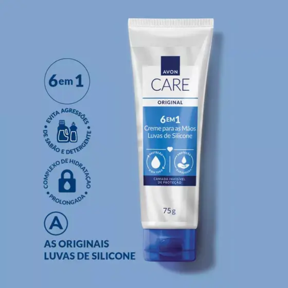 AVON CREME P/ MAOS PROTETOR LUVAS DE SILICONE
