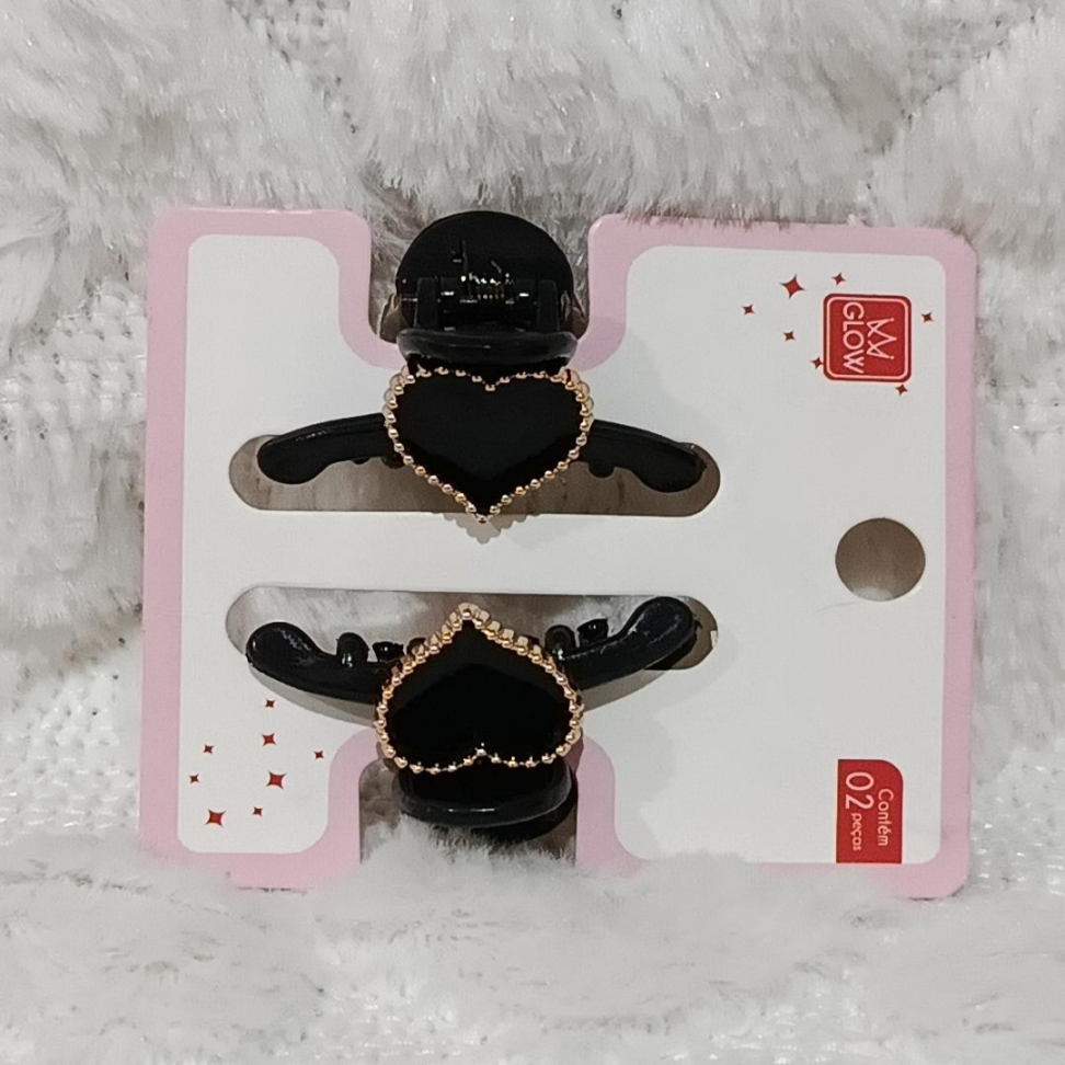 KIT ACESSORIOS P/CABELO PIRANHA CORACAO 4X2CM C/2 PCS DT25850 FX/PL