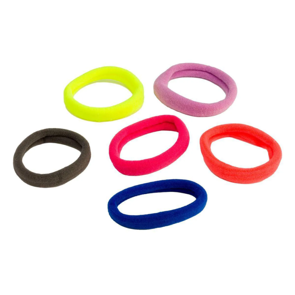 ELASTICO PARA CABELO GRANDE COLORIDO 6UN