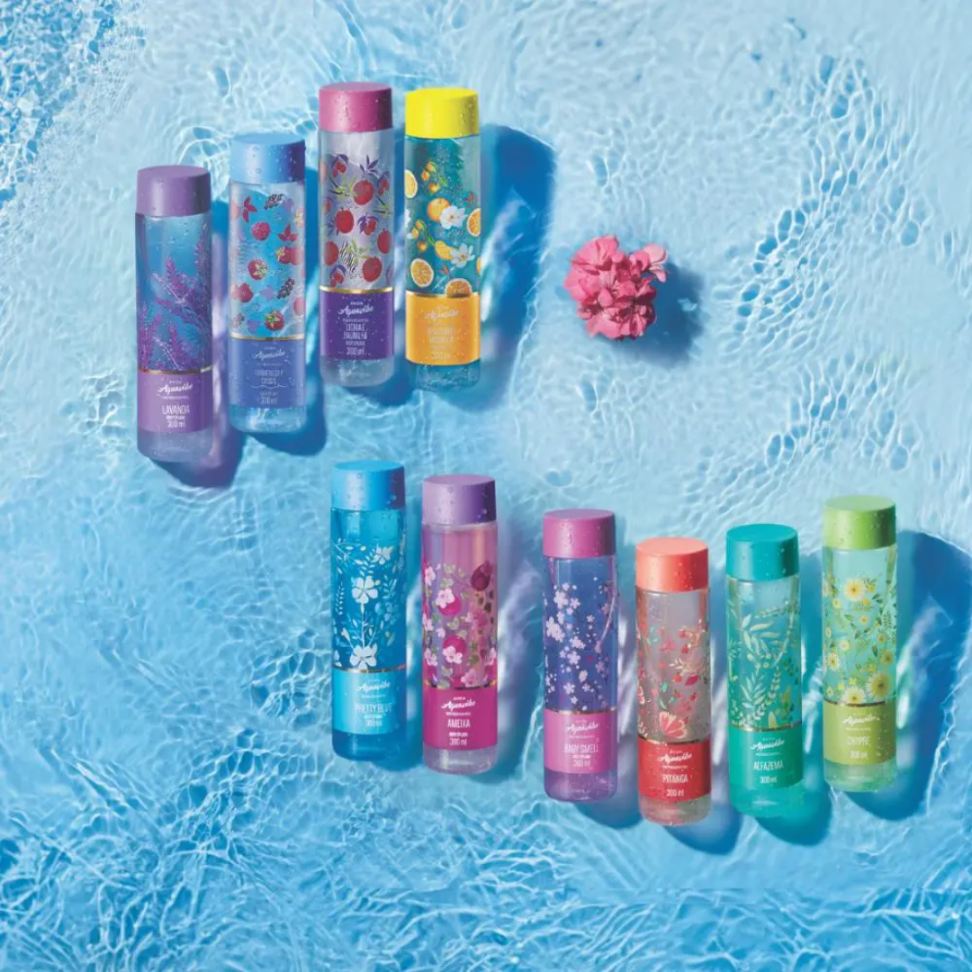 AVON BODY SPLASH AQUAVIBE FRAMBROESA E CASSIS 300ml